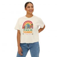 I'm With the Banned - Women's Boxy Tee - Image 2