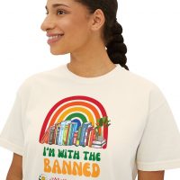 I'm With the Banned - Women's Boxy Tee - Image 3